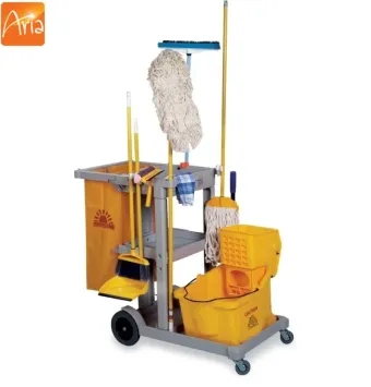 ترالی نظافتی با لوازم مدل 350