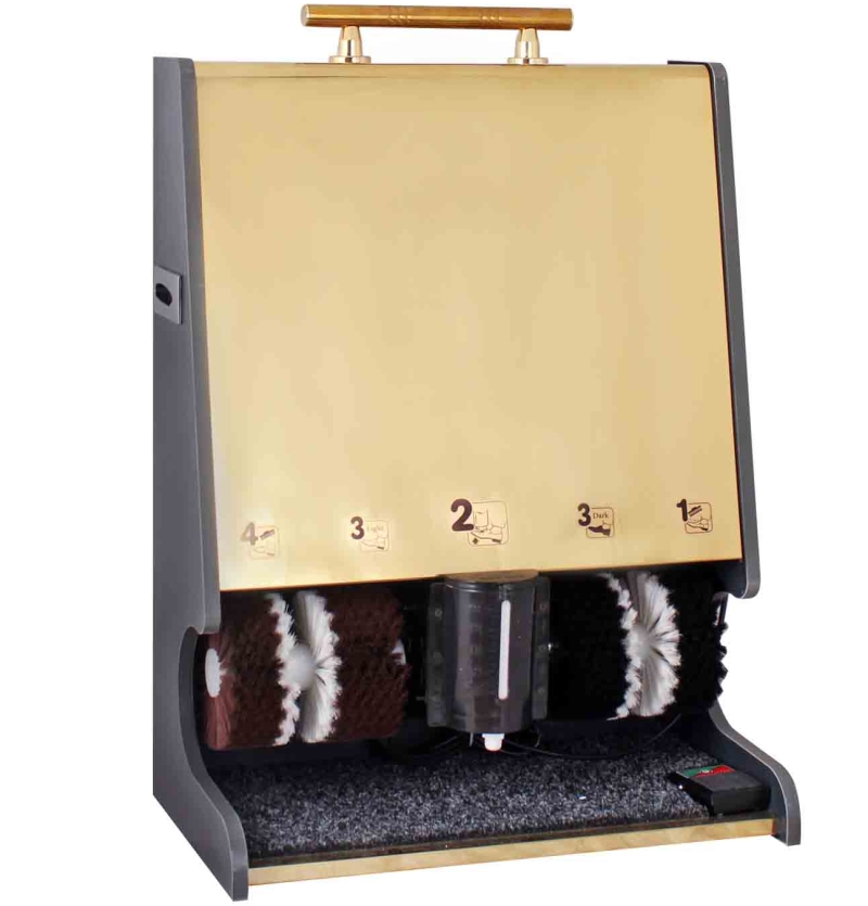 دستگاه واکس زن برقی کفش چهاربرس طلایی