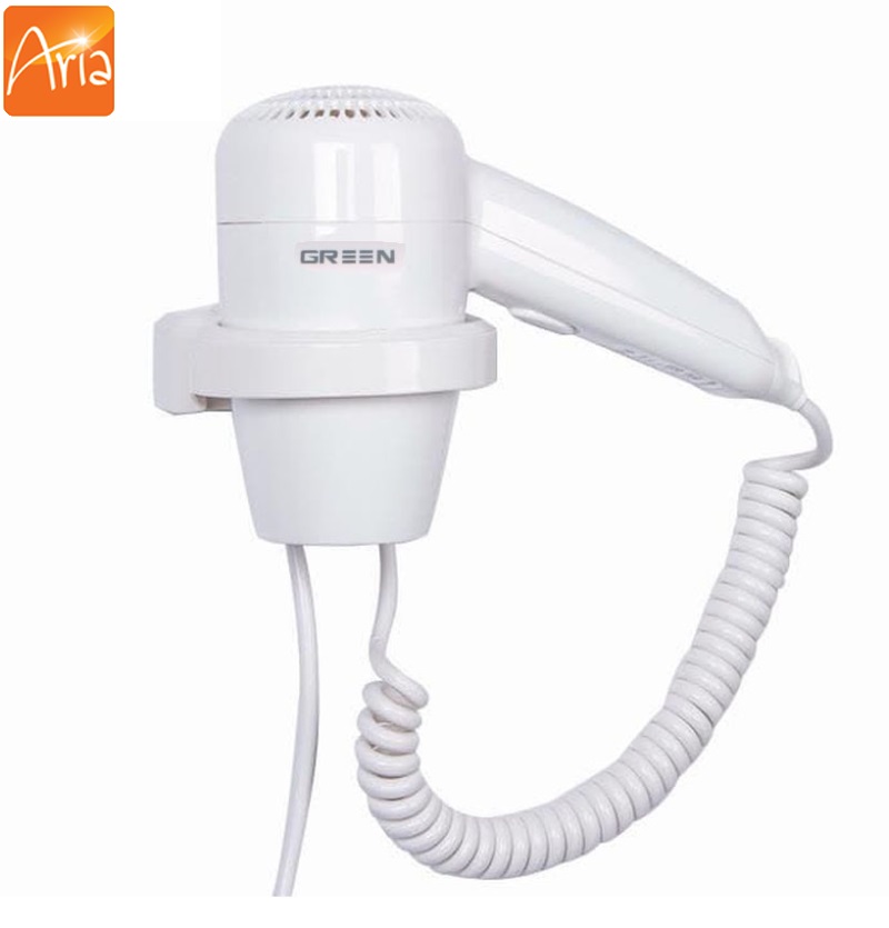 سشوار دیواری هتلی C18 GREEN - سفید